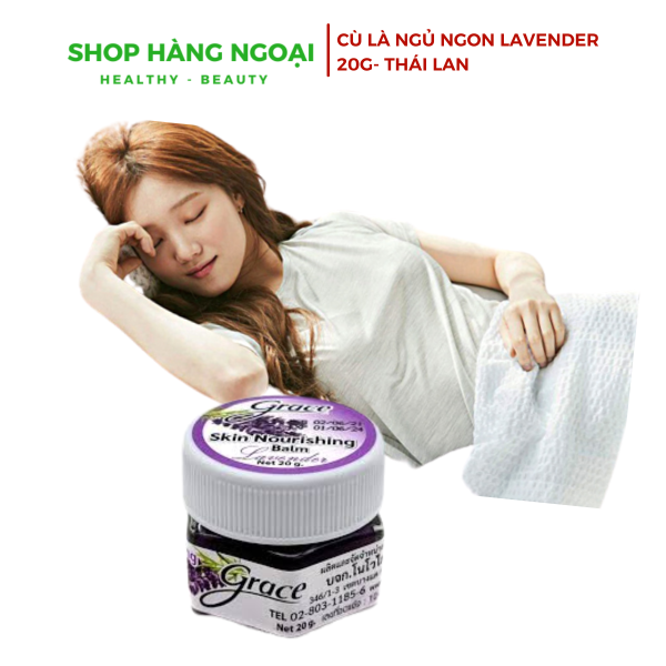 Dầu cù là ngủ ngon Grace Skin Nourishing Balm Lavender 20g