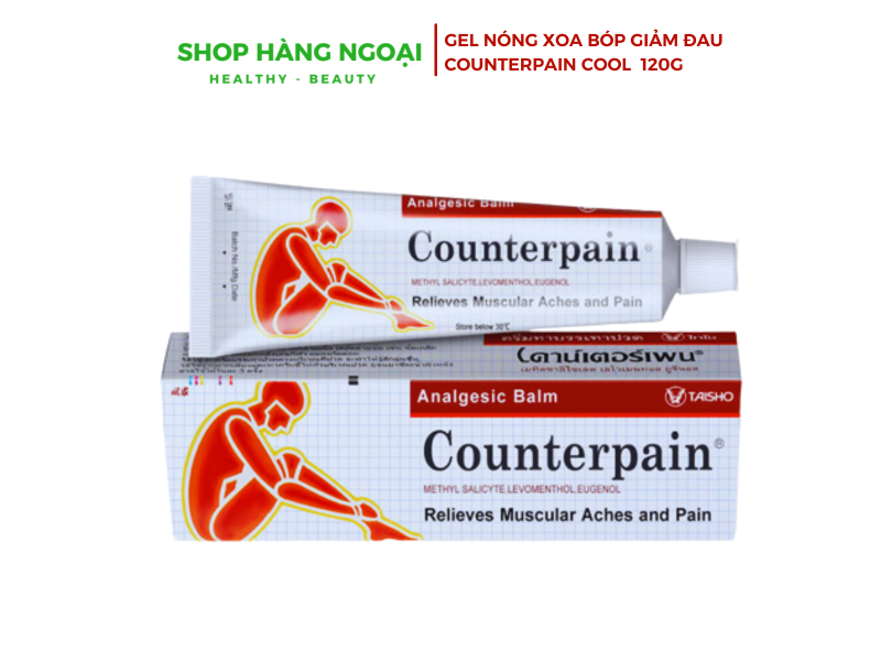 Dầu nóng Counterpain 120g  Thái Lan, Giảm đau nhức, mỏi cơ