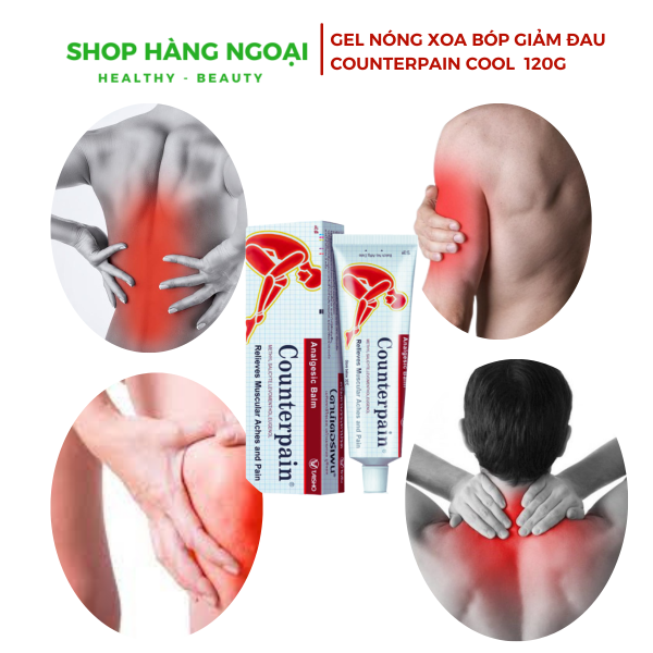 Dầu nóng Counterpain 120g  Thái Lan, Giảm đau nhức, mỏi cơ