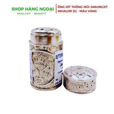 Ống hít thông mũi Jarungjit Inhalor 2g - màu vàng