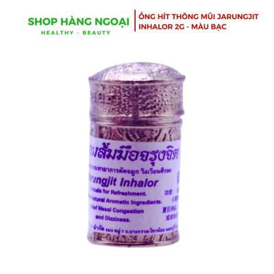 Ống hít thông mũi Jarungjit Inhalor 2g - màu bạc