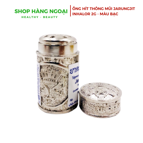 Ống hít thông mũi Jarungjit Inhalor 2g - màu bạc