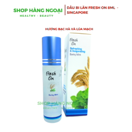 Dầu Fresh On 8ml Singapore - hương bạc hà và bông lúa mạch