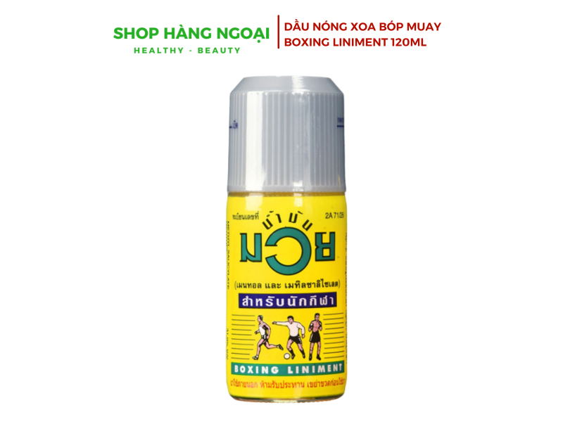 Dầu nóng xoa bóp Muay Boxing Liniment 120ml Thái Lan