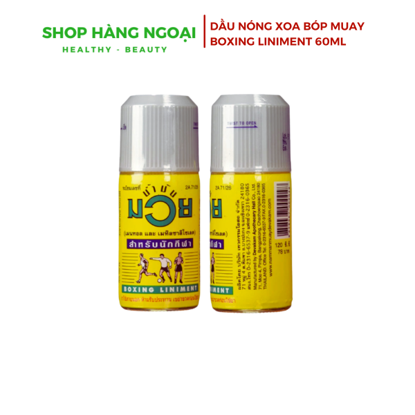 Dầu nóng xoa bóp Boxing Liniment 60ml Thái Lan