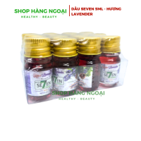 Green Seven 5ml -  Dầu gió thảo dược Seven 5ml, Hương hoa hồng, lavender