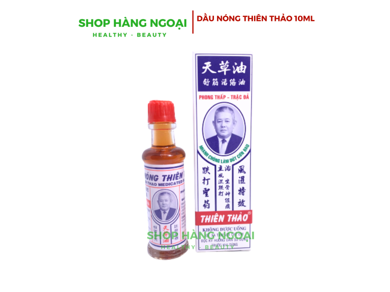 Dầu nóng Thiên Thảo 10ml - Thiên Thảo Medicated Balm 10ml