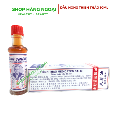 Dầu nóng Thiên Thảo 10ml - Thiên Thảo Medicated Balm 10ml