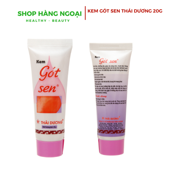 Kem gót sen Thái Dương 20g