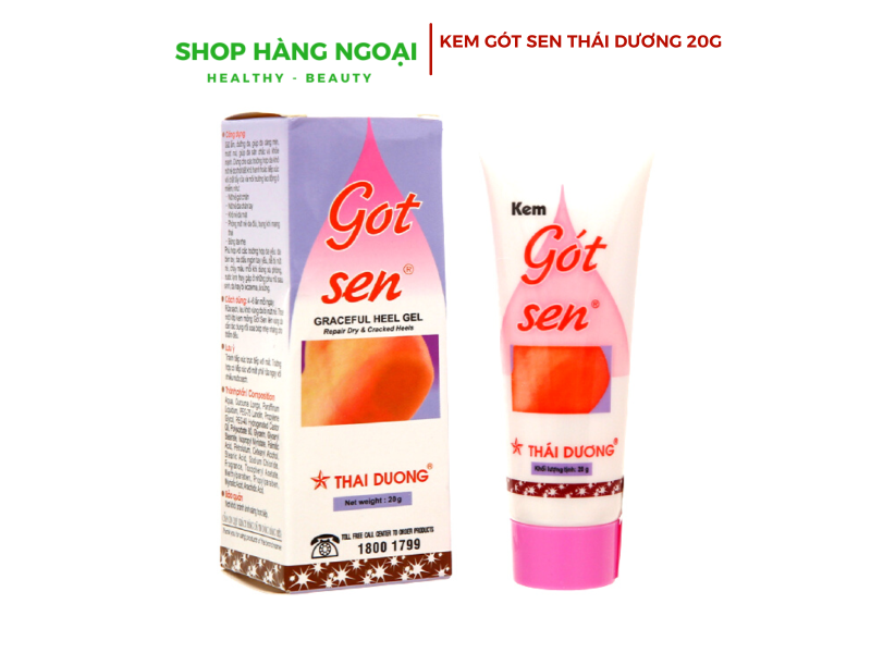 Kem gót sen Thái Dương 20g