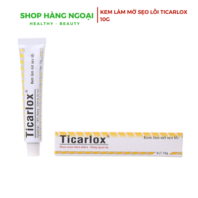 Kem làm mờ sẹo lồi Ticarlox 10g