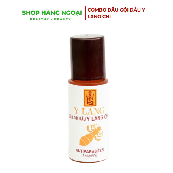 Combo dầu gội chí  Y Lang + Lược dày chải chí + Lược Thưa Chải Tóc 