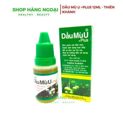 Dầu mù u Plus - Thiên Khánh 12ml