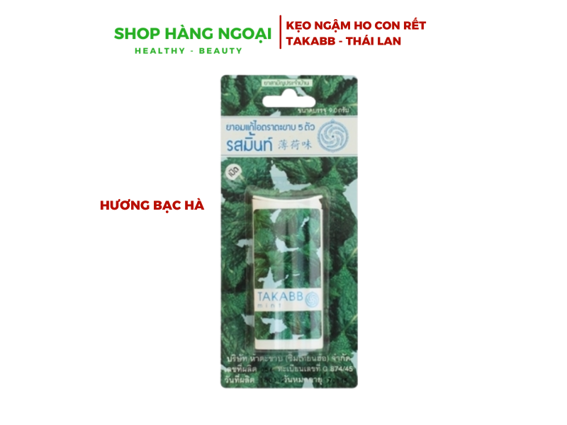 Kẹo ngậm ho con rết Takabb Thái Lan
