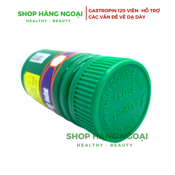 Gastropin 120 viên, hỗ trợ các vấn đề về dạ dày, viêm loét bao tử