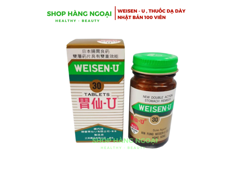 Thuốc dạ dày Weisen - U Nhật Bản 100 Viên