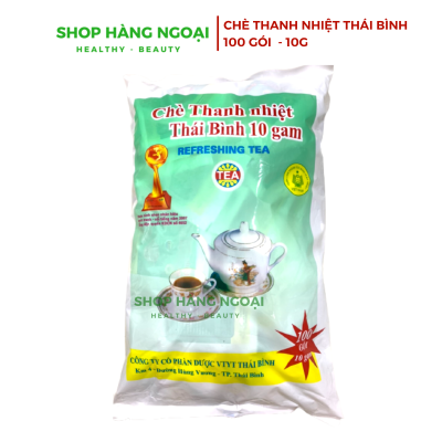 Chè thanh nhiệt Thái Bình 100 gói  x 10g - Thanh nhiệt, giải độc