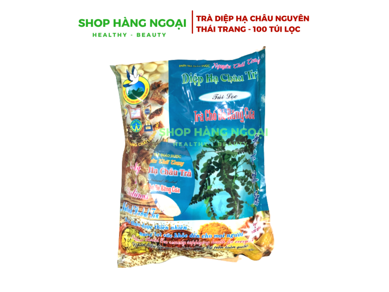 Trà diệp hạ châu Nguyên Thái Trang 100 túi lọc