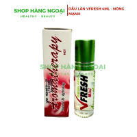 Dầu lăn Vfresh mini Aromatherapy 4ml - Nóng mạnh