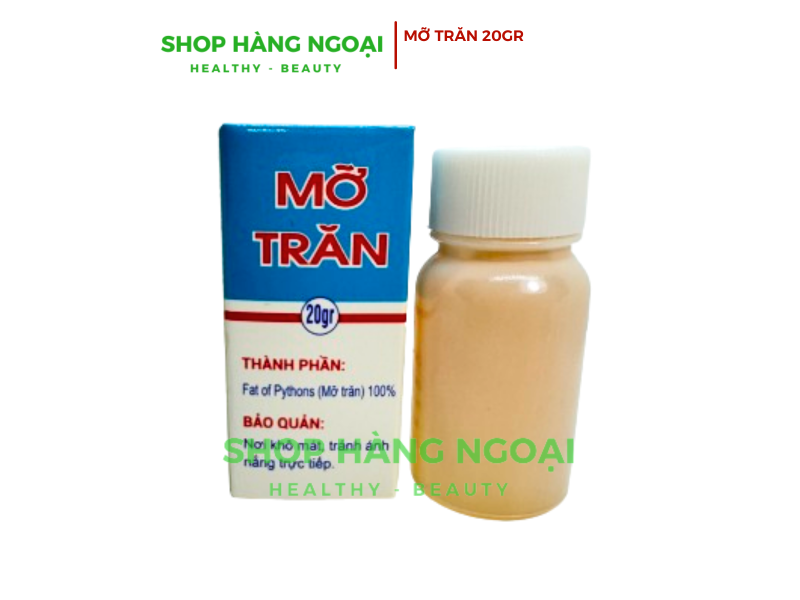 Mỡ trăn Đồng Tâm 20g