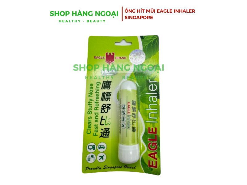 Ống hít thông mũi con ó Eagle Inhaler Singapore
