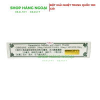 Bột giải nhiệt Trung Quốc, hộp 100 gói