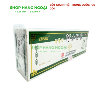 Bột giải nhiệt Trung Quốc, hộp 100 gói