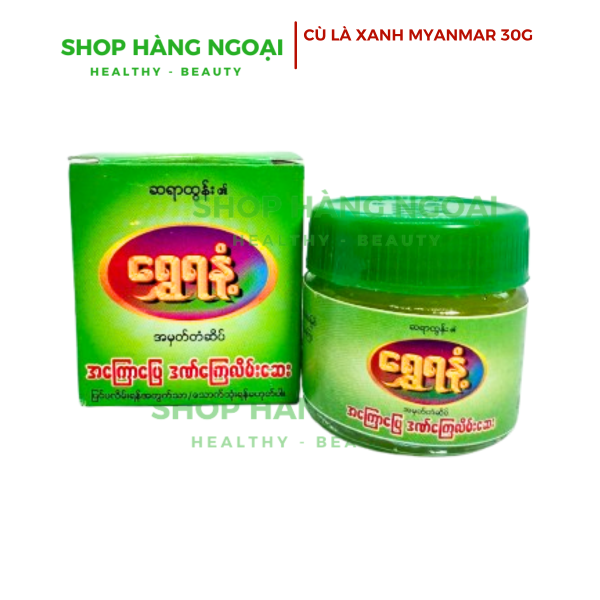Cù là xanh Myanmar 30g hương dễ chịu