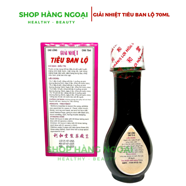 Giải nhiệt tiêu ban lộ 70ml