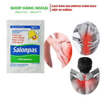 Cao dán Salonpas giảm đau nhức - hộp 20 miếng