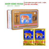 Cao dán con cọp 7 chữ  - 100 gói 400 miếng