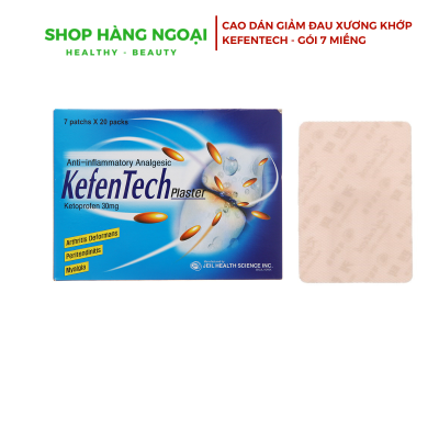Kefentech plaster Hàn Quốc -  Cao dán xương khớp