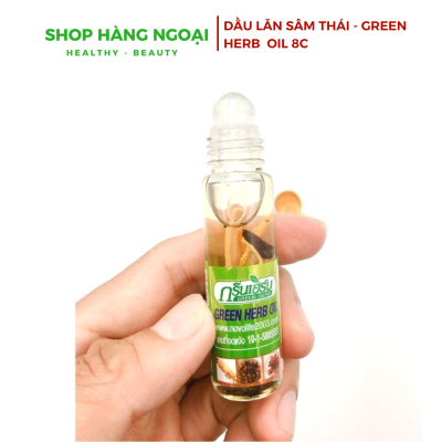Dầu lăn sâm Thái Lan - Green Herb oil 8cc