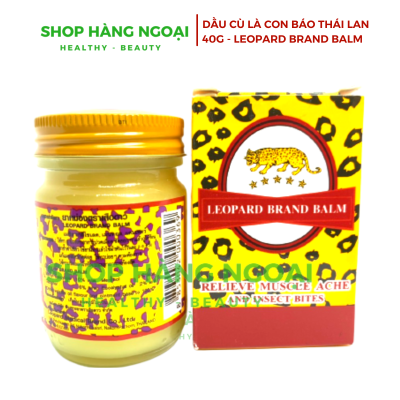 Dầu cù là con Báo Thái Lan 40g - Leopard Brand Balm
