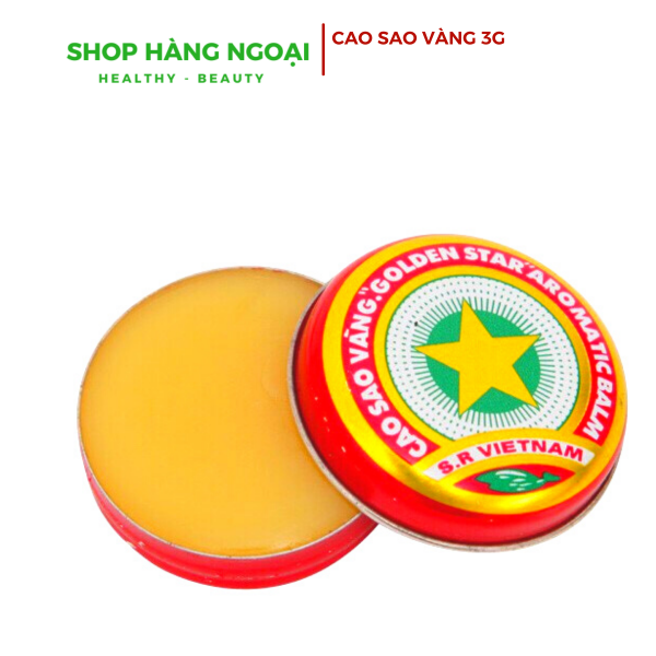 Cao Sao Vàng 3g, ngôi sao 5 cánh -Golden Star Balm 3g