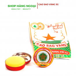 Cao Sao Vàng 3g, ngôi sao 5 cánh -Golden Star Balm 3g