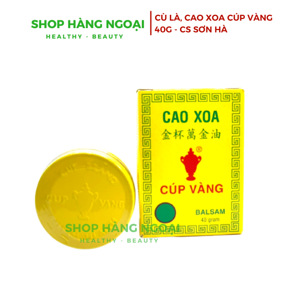 12 chai Cao xoa Cúp Vàng 40g Sơn Hà