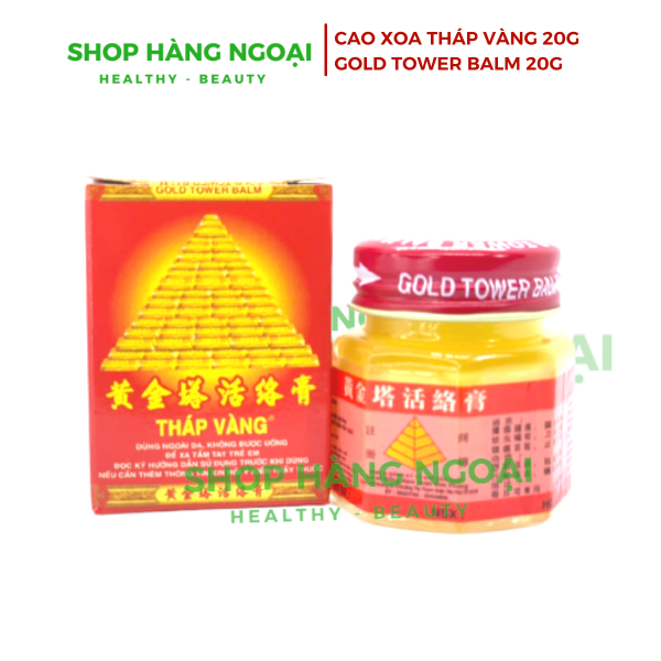 Cao xoa Tháp Vàng 20g - Gold tower balm 20g