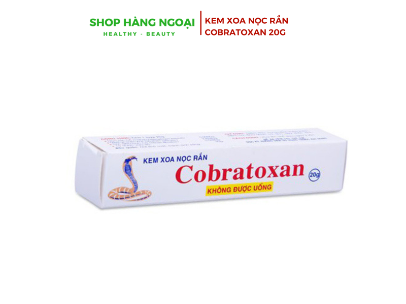 Kem xoa nọc rắn Cobratoxan 20g - Trại rắn Đồng Tâm