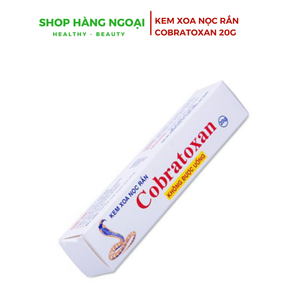 Kem xoa nọc rắn Cobratoxan 20g - Trại rắn Đồng Tâm