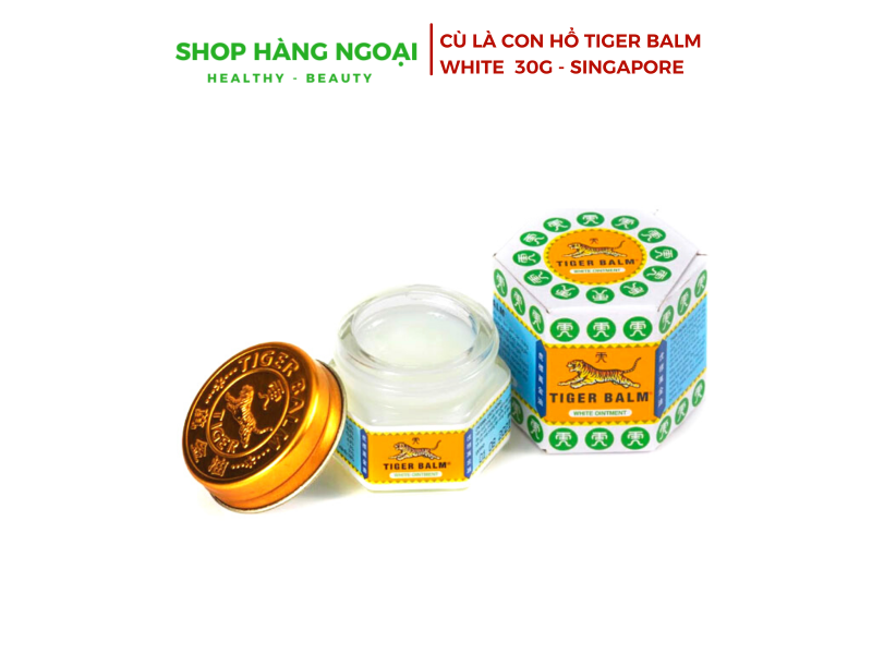 Cù là con hổ Tiger Balm White 30g - Màu trắng