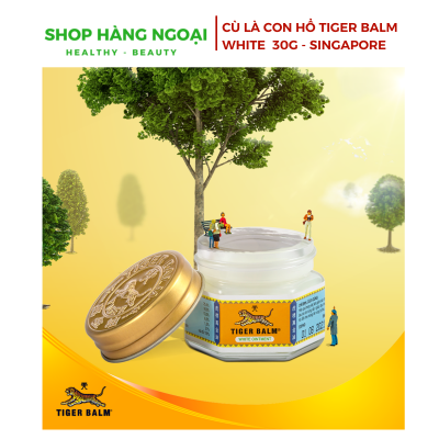 Cù là con hổ Tiger Balm White 30g - Màu trắng