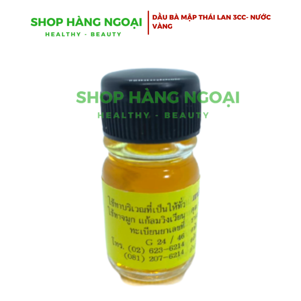 Dầu Bà Mập Thái Lan 3cc-  Màu vàng