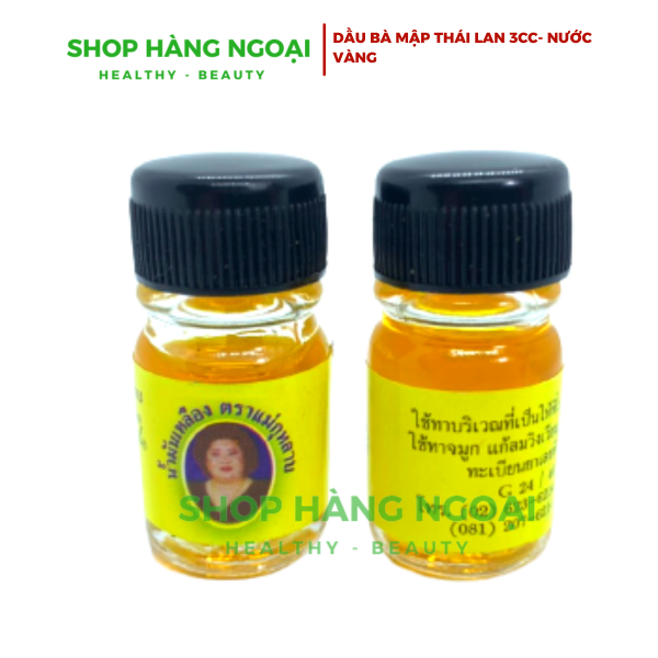 Dầu Bà Mập Thái Lan 3cc-  Màu vàng