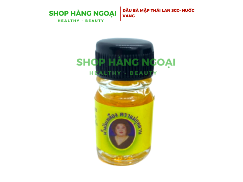 Dầu Bà Mập Thái Lan 3cc-  Màu vàng