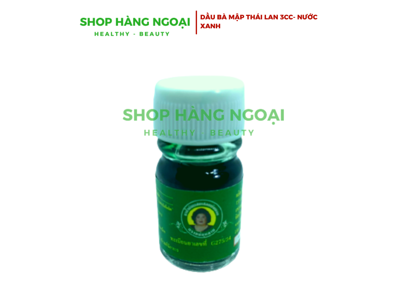 Dầu Bà Mập Thái Lan 3cc-  Màu  Xanh