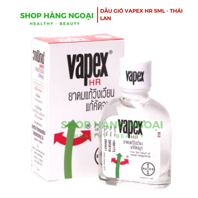 Dầu gió Vapex HR 5ml Thái Lan