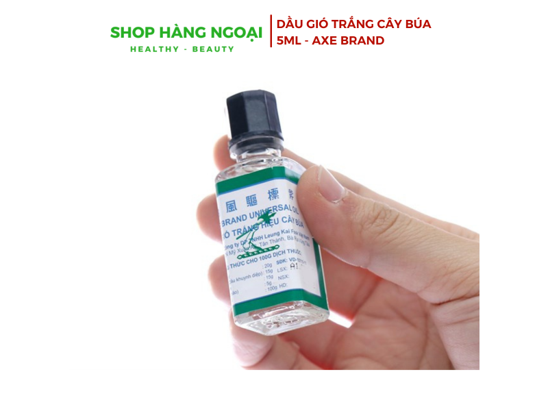 Dầu gió trắng Cây Búa 5ml - AXE BRAND UNIVERSAL OIL 5ML