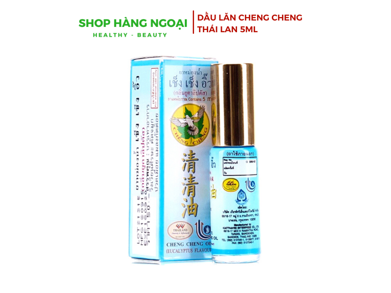 Cheng Cheng Oil 5ml - dầu lăn Thanh Thanh Thái Lan 5ml