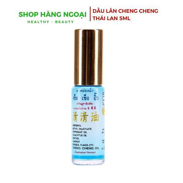 Cheng Cheng Oil 5ml - dầu lăn Thanh Thanh Thái Lan 5ml